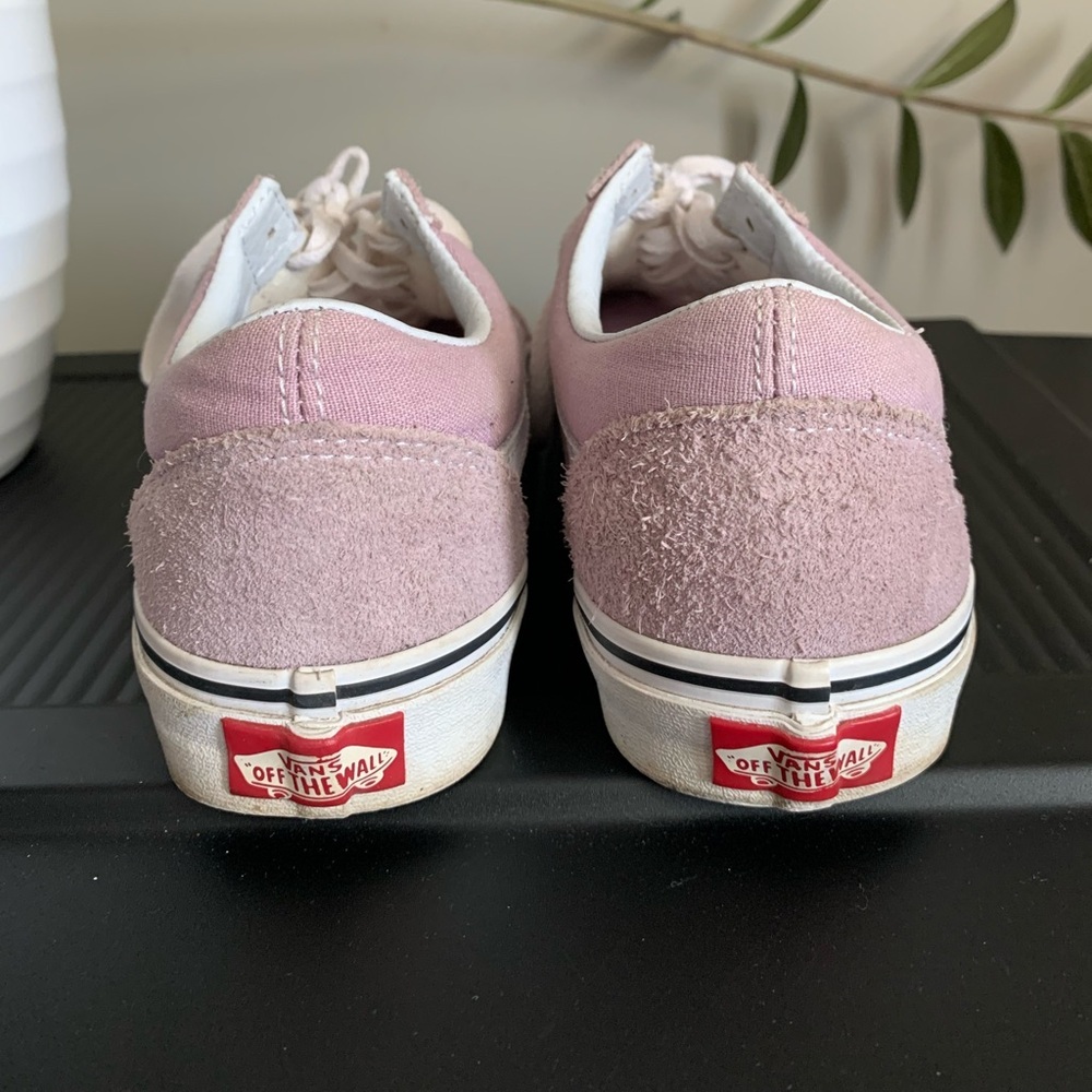 Vans Off the Wall purple and suede sneakers women’s size 6 - Picture 4 of 7